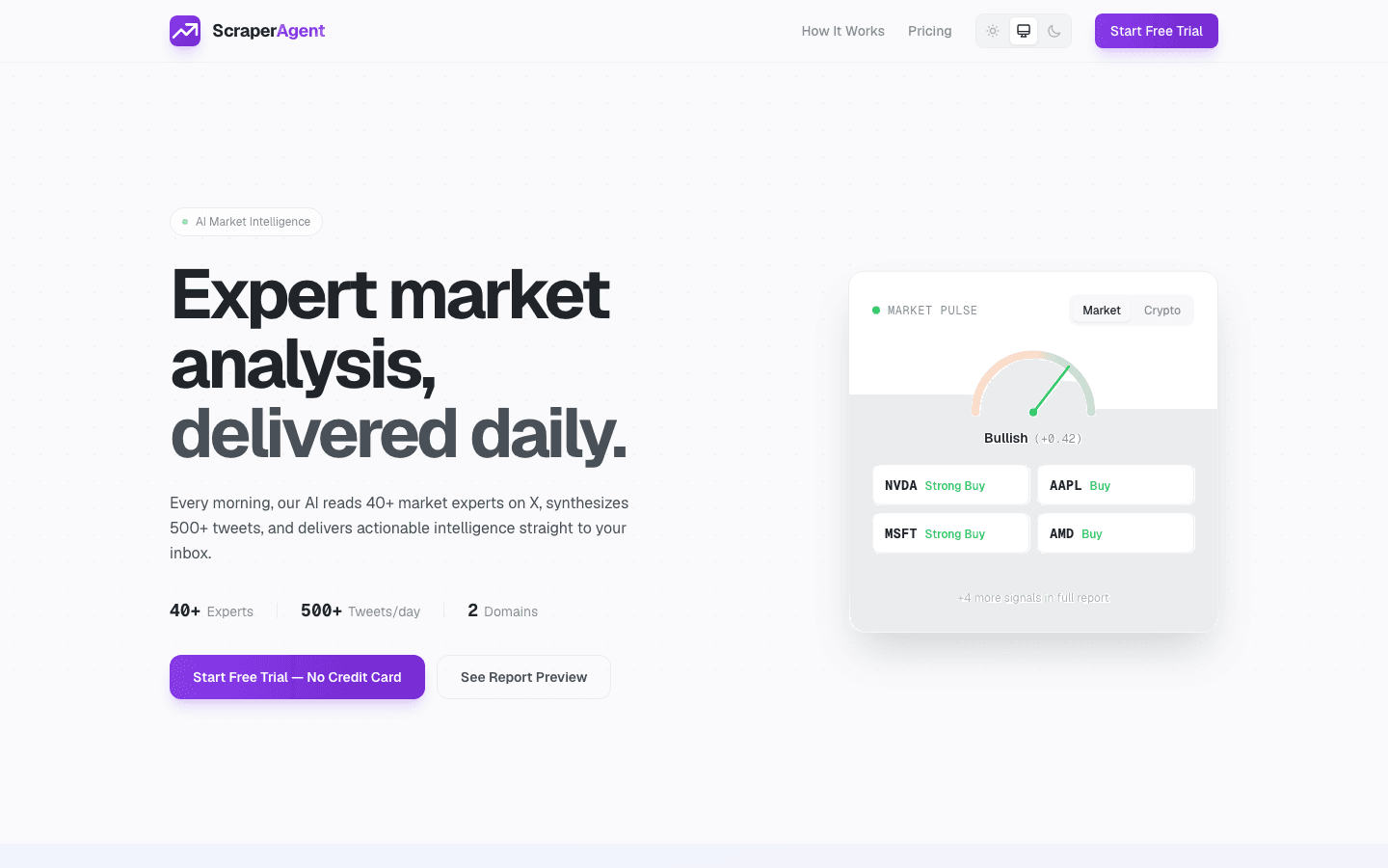 ScraperAgent interface